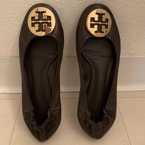 Tory Burch Brown Ballet Flat